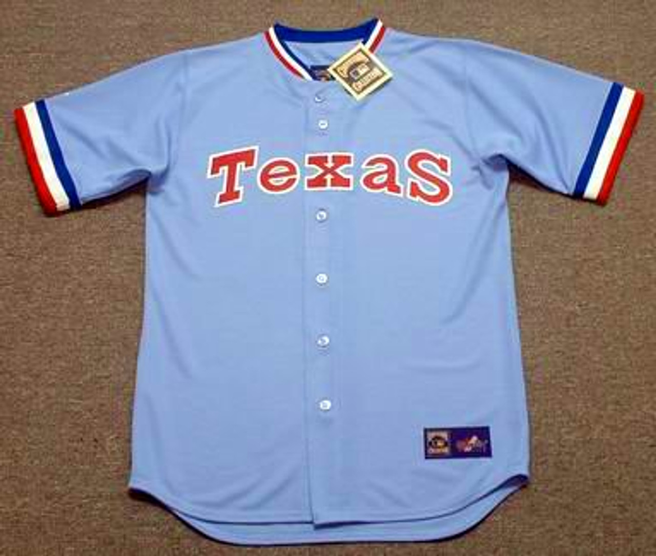 Al Oliver Jersey - Texas Rangers 1981 Vintage Throwback MLB Baseball Jersey