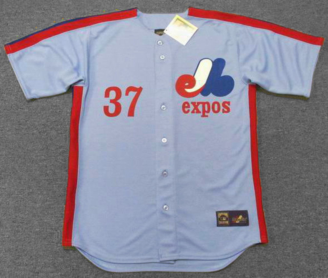 Bill Lee Jersey - Montreal Expos 1981 Away Throwback MLB Baseball