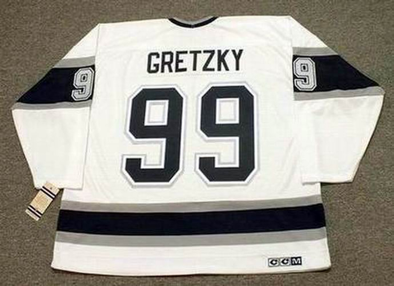 WAYNE GRETZKY  Los Angeles Kings 1993 Away CCM Throwback Hockey