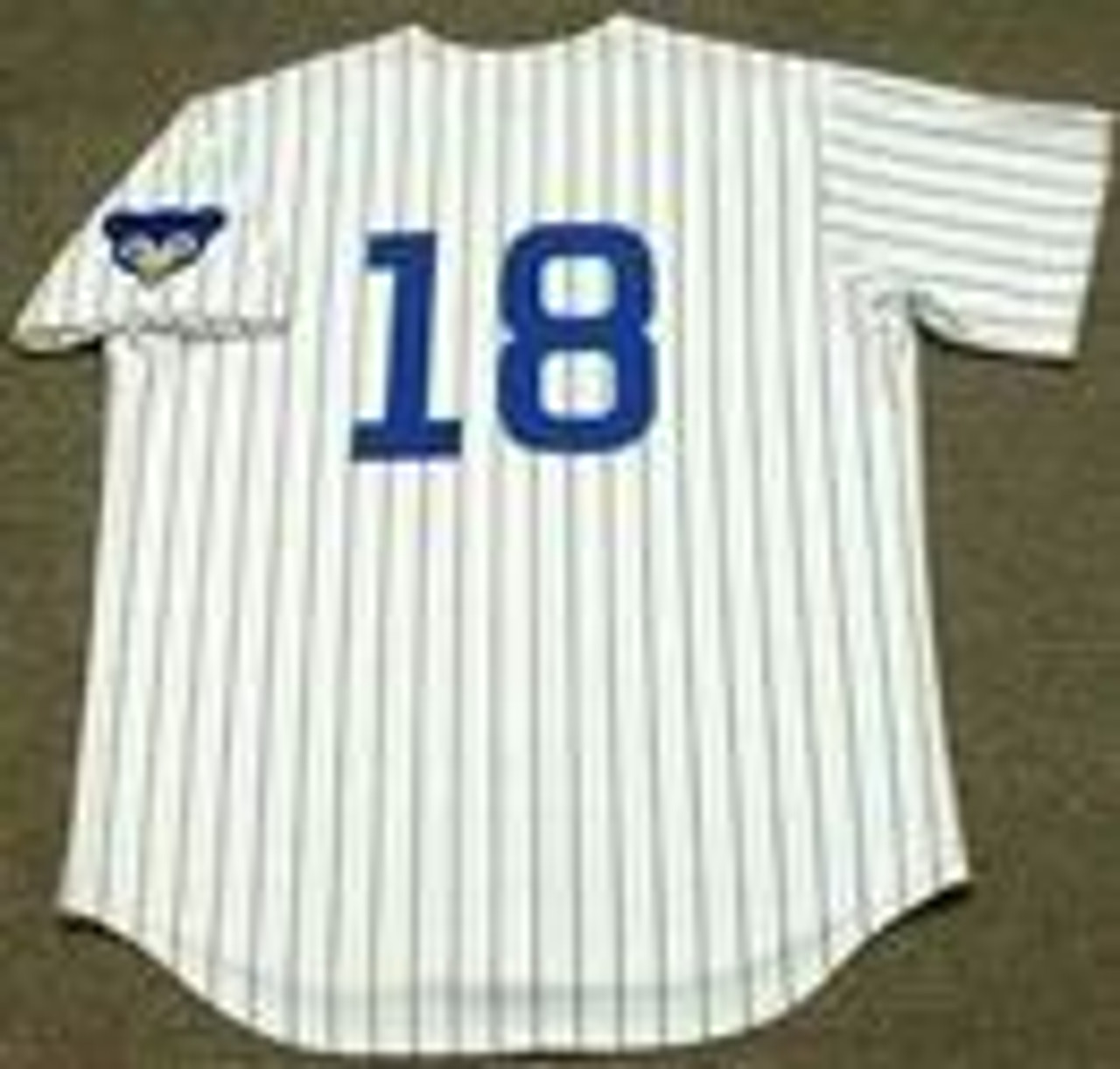 RICK REUSCHEL Chicago Cubs 1980 Majestic Cooperstown Home Baseball