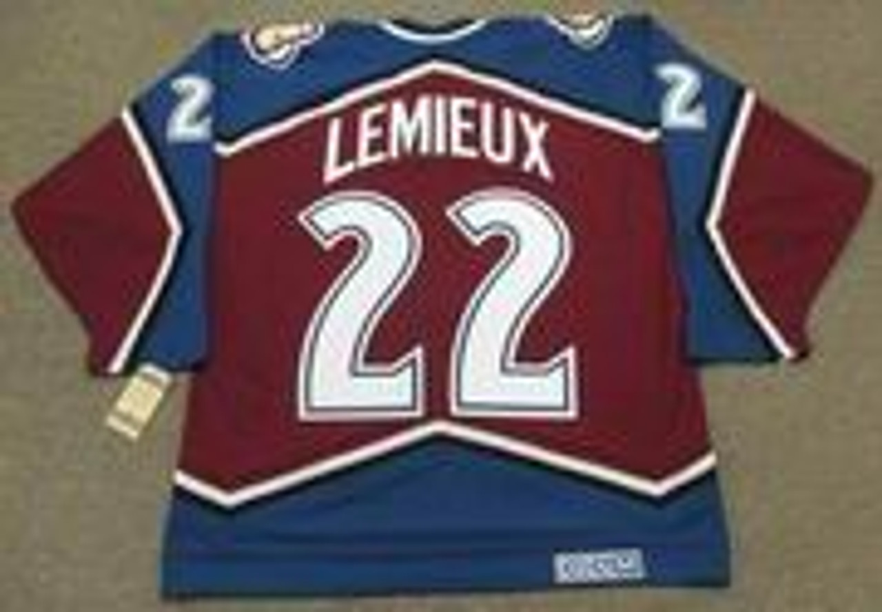 Claude Lemieux 1996 Colorado Avalanche Away Throwback NHL Hockey