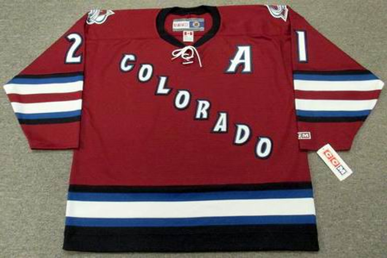 NHL Colorado Avalanche Peter Forsberg #21 Breakaway Vintage Replica Jersey