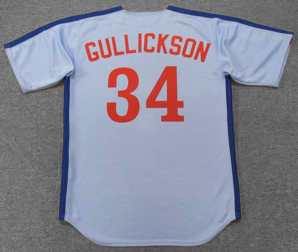 Bill Gullickson Jersey Montreal Expos 1981 Away Throwback MLB