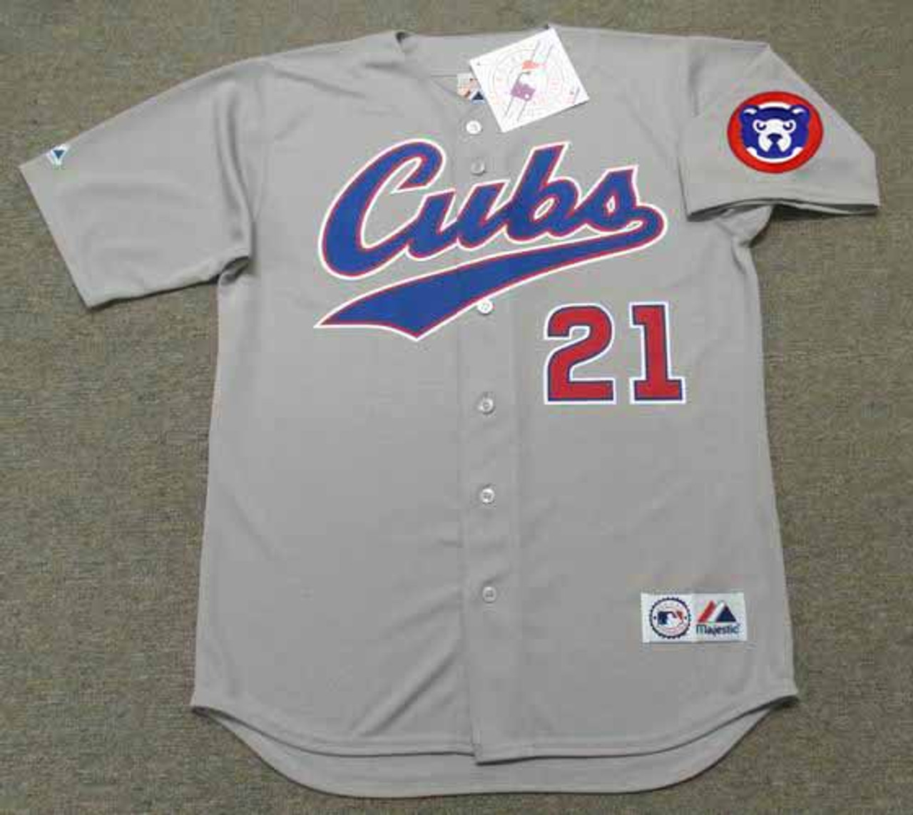 SAMMY SOSA Chicago Cubs 1996 Majestic Throwback Away Baseball Jersey -  Custom Throwback Jerseys
