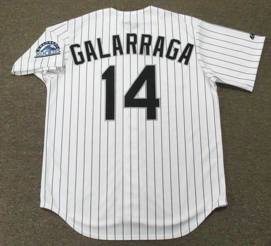 Andres Galarraga Jersey Colorado Rockies 1996 Home Throwback MLB