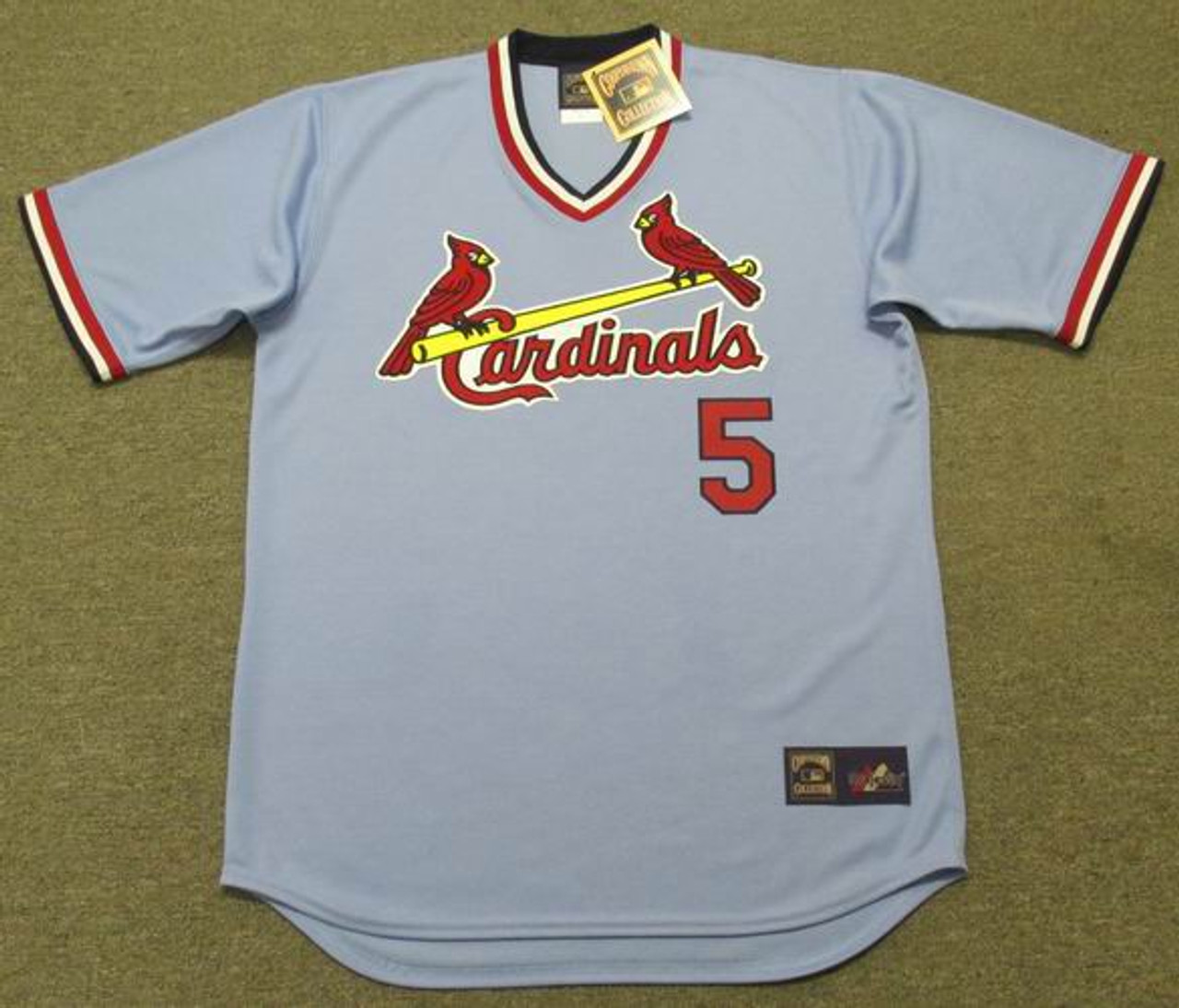 2003-08 ST. LOUIS CARDINALS PUJOLS #5 MAJESTIC JERSEY (HOME) Y - Classic  American Sports