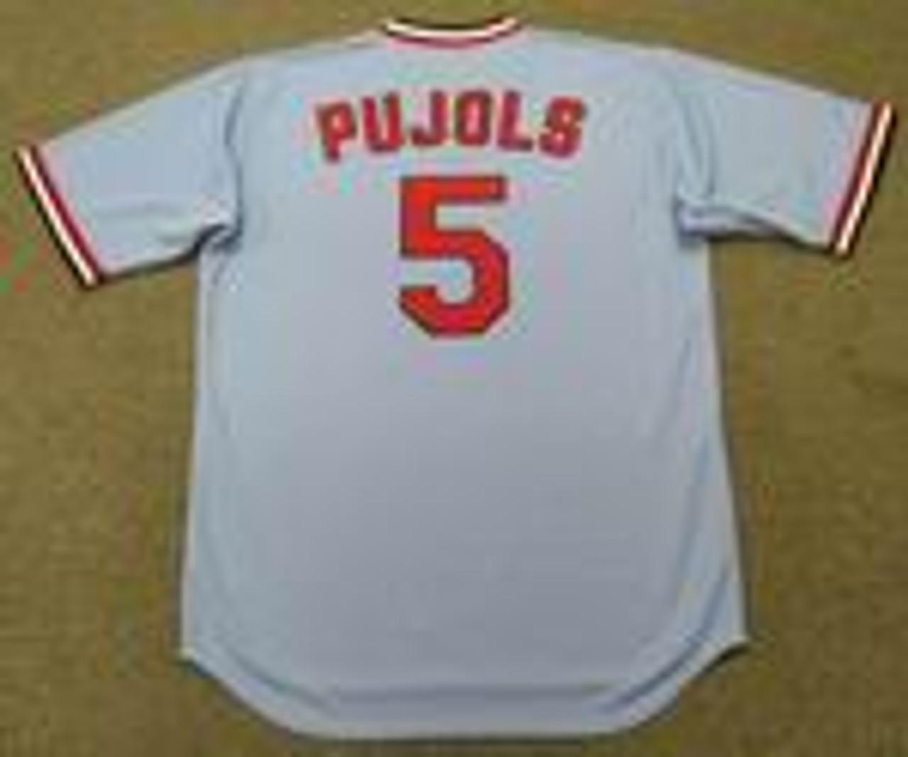 Albert Pujols Jersey - St. Louis Cardinals 1980 Away Throwback MLB Baseball  Jersey