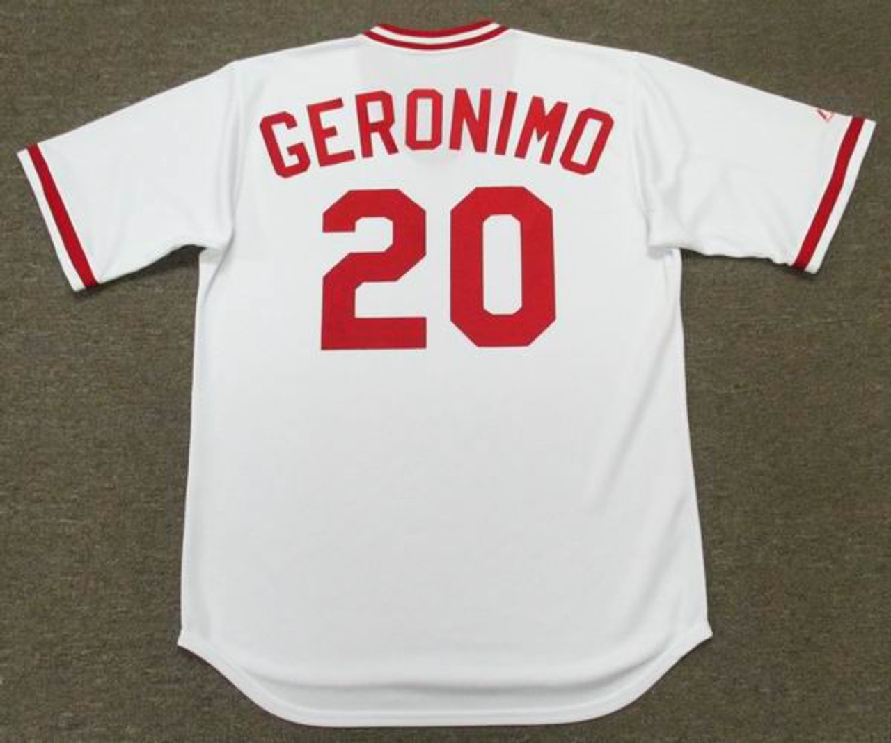 Johnny Bench Cincinnati Reds Majestic Cooperstown Collection Official Name  & Number T-Shirt - Red