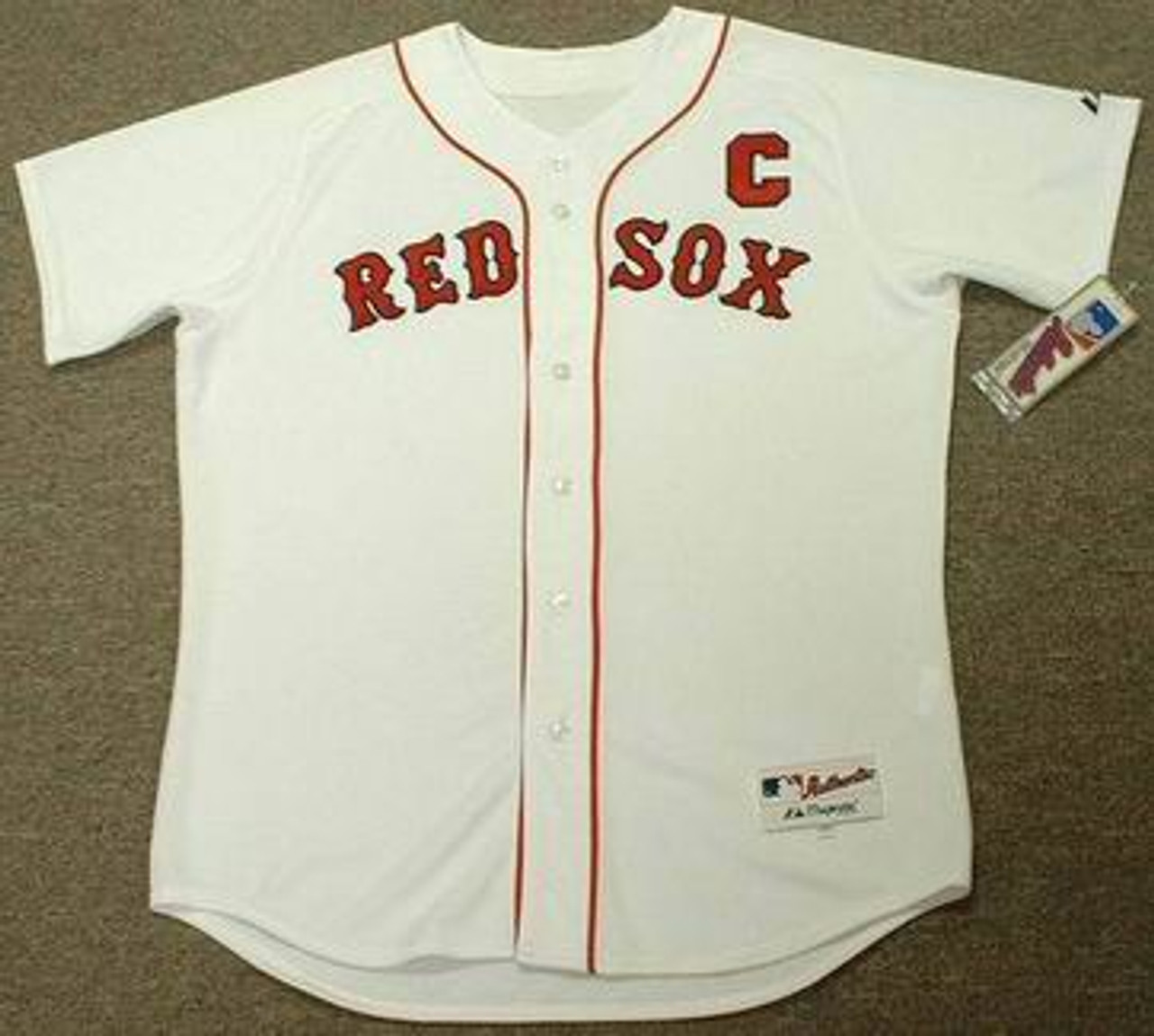 MAJESTIC  JASON VARITEK Boston Red Sox 2009 Throwback Baseball Jersey