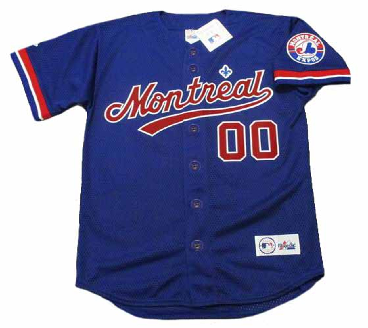 Vintage 90s CCM Montreal Expos Button Up Baseball Jersey MLB