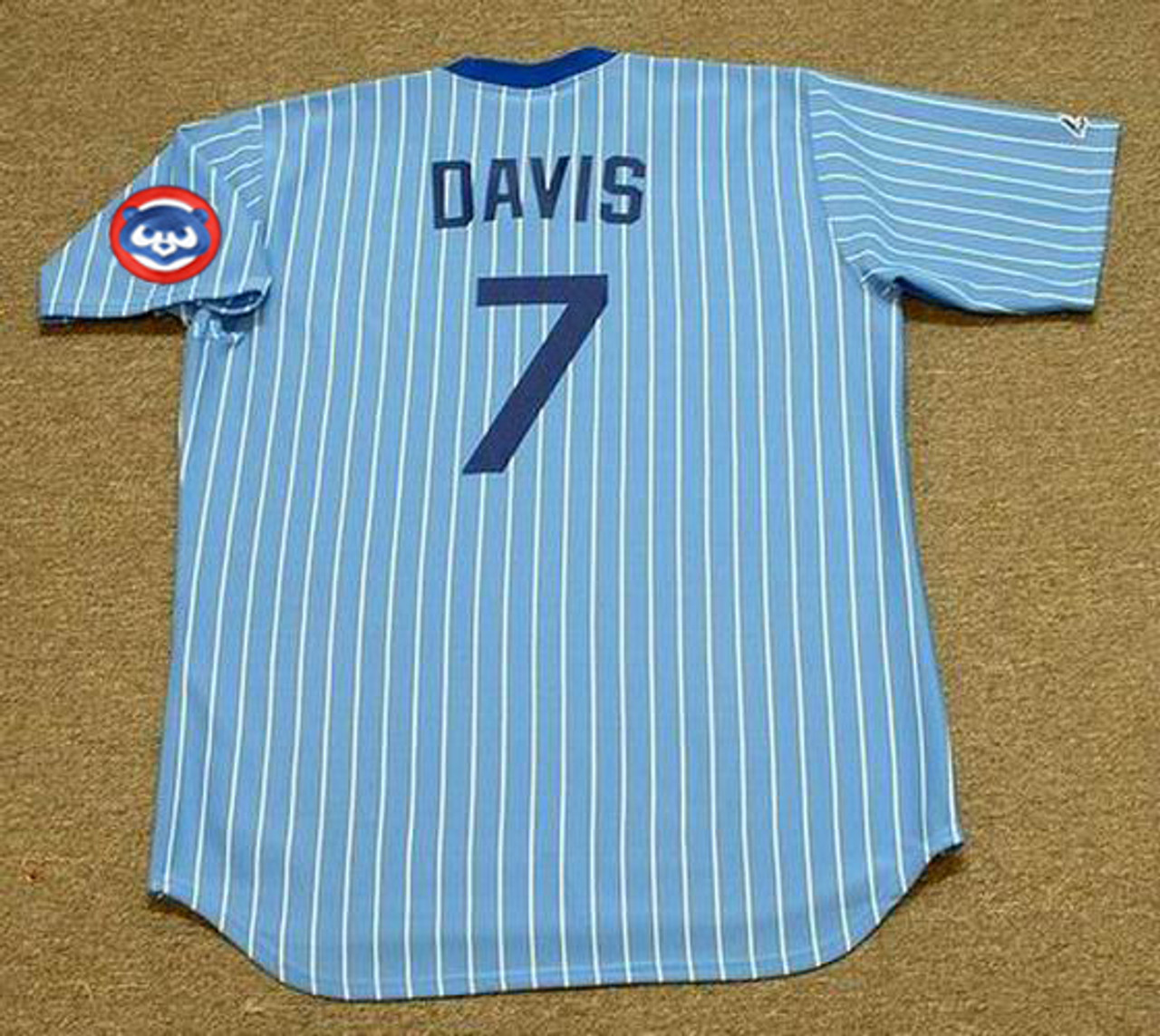 Majestic Chicago Cubs Santo baseball jersey Blue Pinstripes Bryant