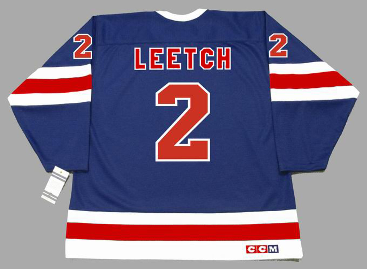 1991-92 Brian Leetch New York Rangers Game Worn Jersey - Norris