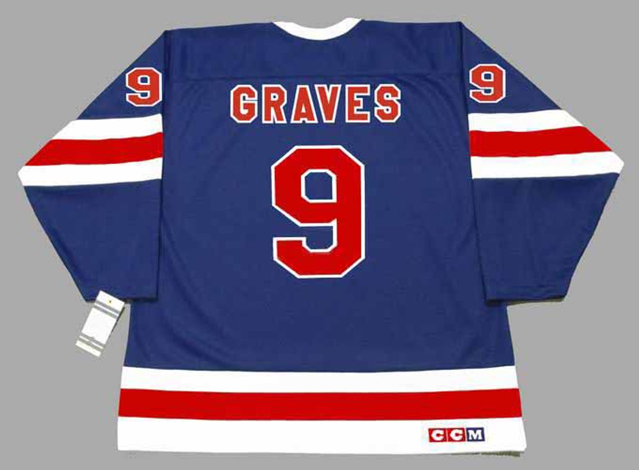 1991 1992 Adam Graves Rangers Game Used Jersey