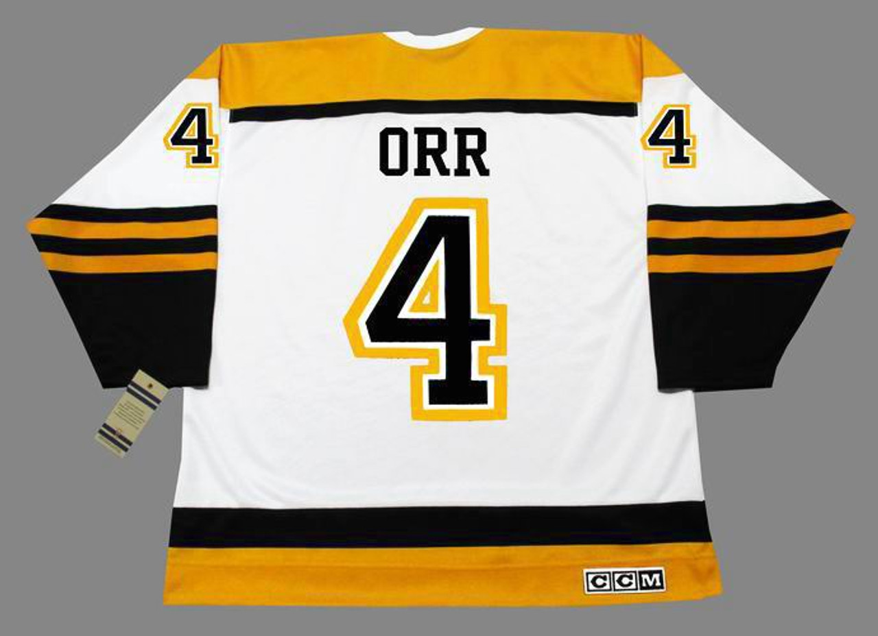 CCM Bobby Orr Boston Bruins Home Authentic Throwback with Stanley