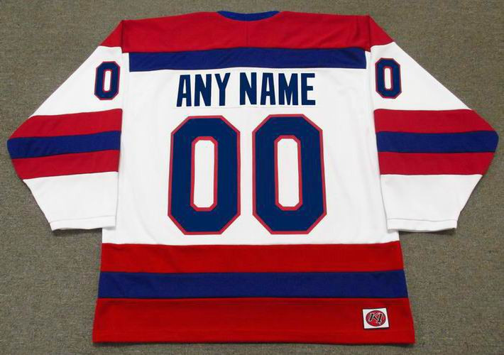 INDIANAPOLIS RACERS K1 1978 WHA Throwback Hockey Jersey Customized "Any