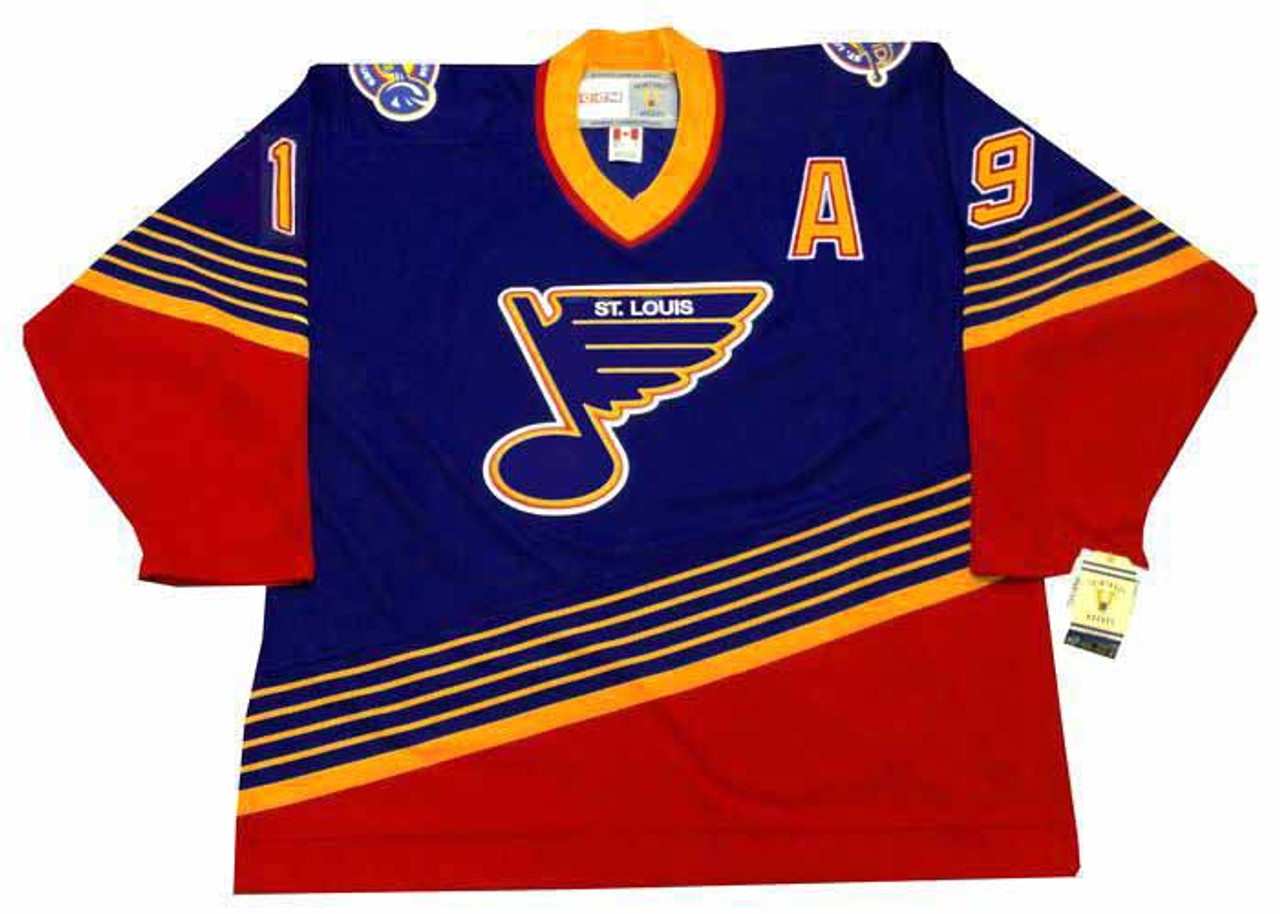 1994 new jersey reveal featuring Brendan Shanahan and Curtis Joseph.