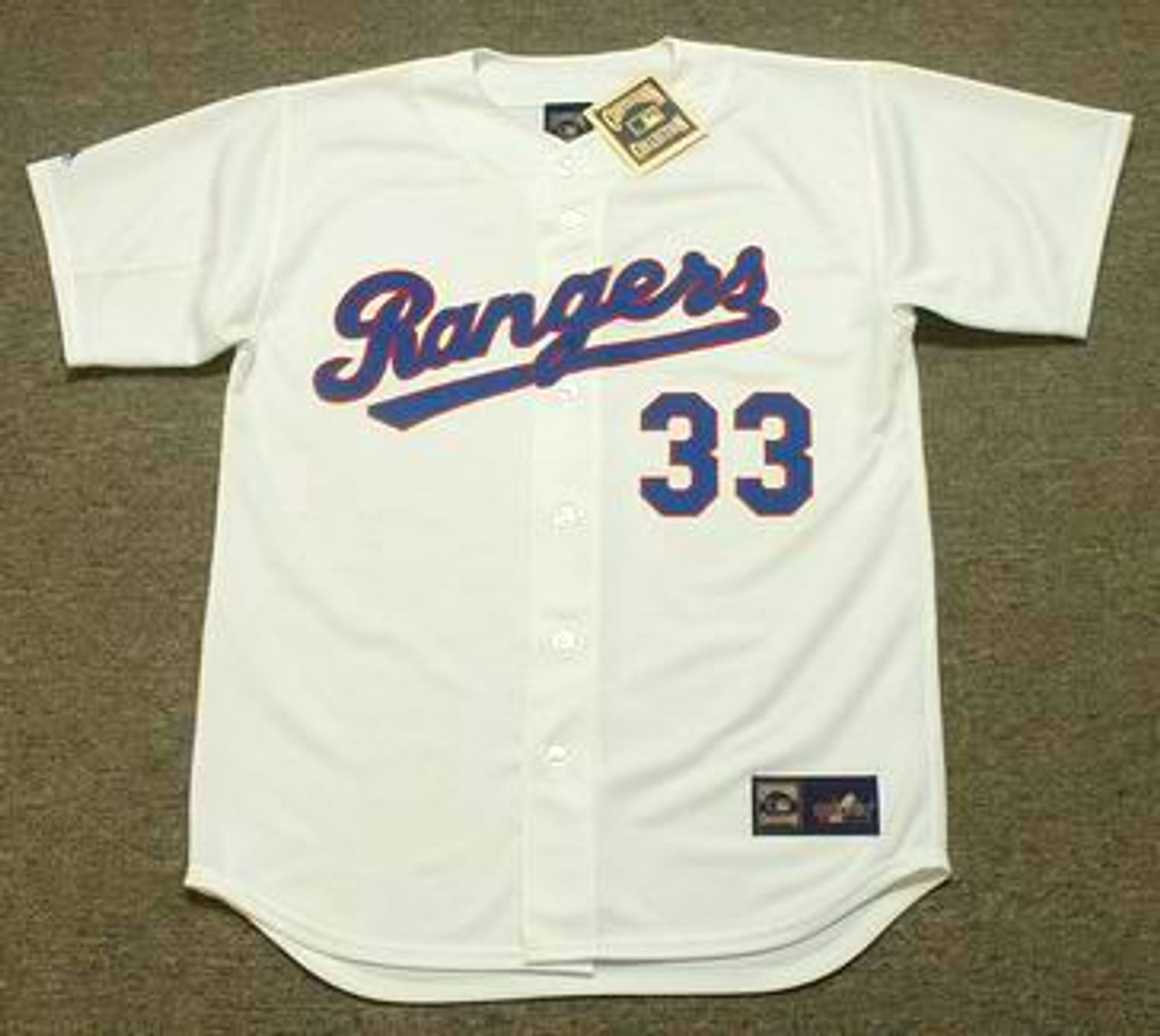 Bobby Witt 1990 Texas Rangers Away Cooperstown Throwback MLB Jersey