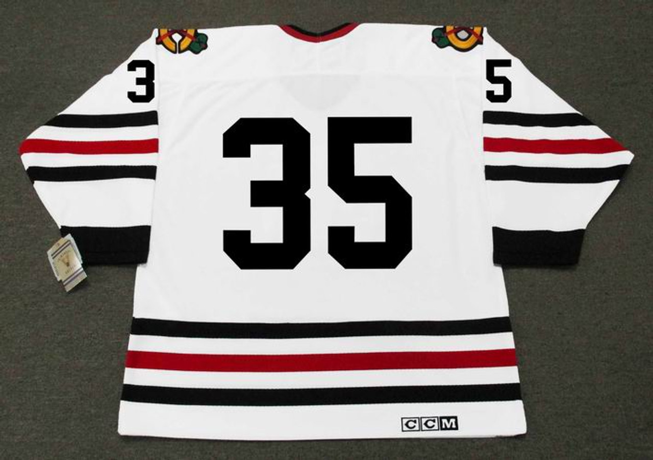 Chicago Blackhawks Jersey Large CCM NHL Official Red Vintage Made in USA
