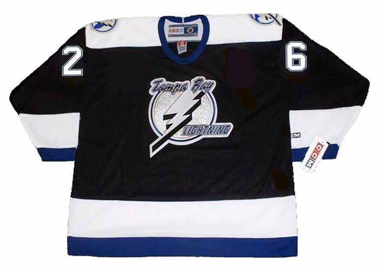 Men's Mitchell & Ness Martin St. Louis Black Tampa Bay Lightning 2003 Blue Line Player Jersey Size: Small