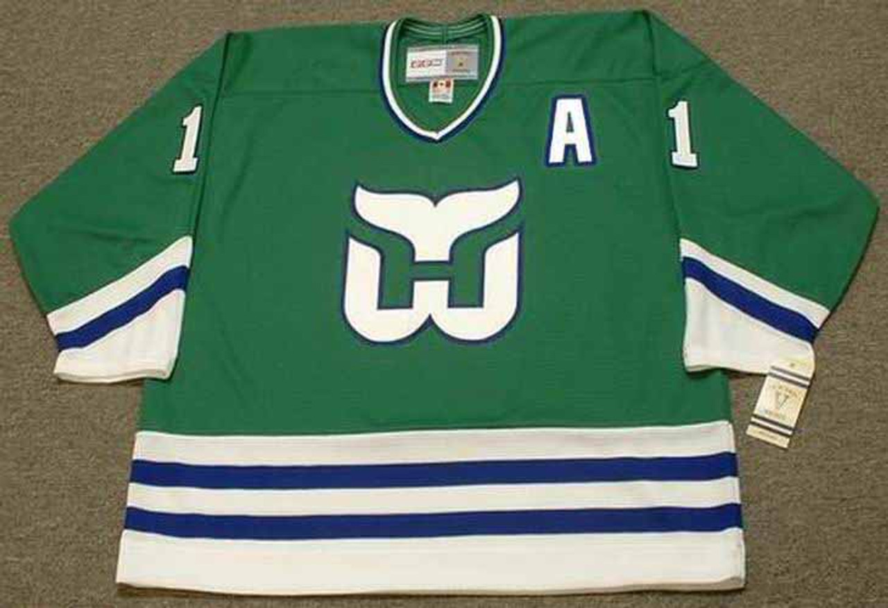 Vintage 80's Kevin Dineen Hartford Whalers Hockey White T 