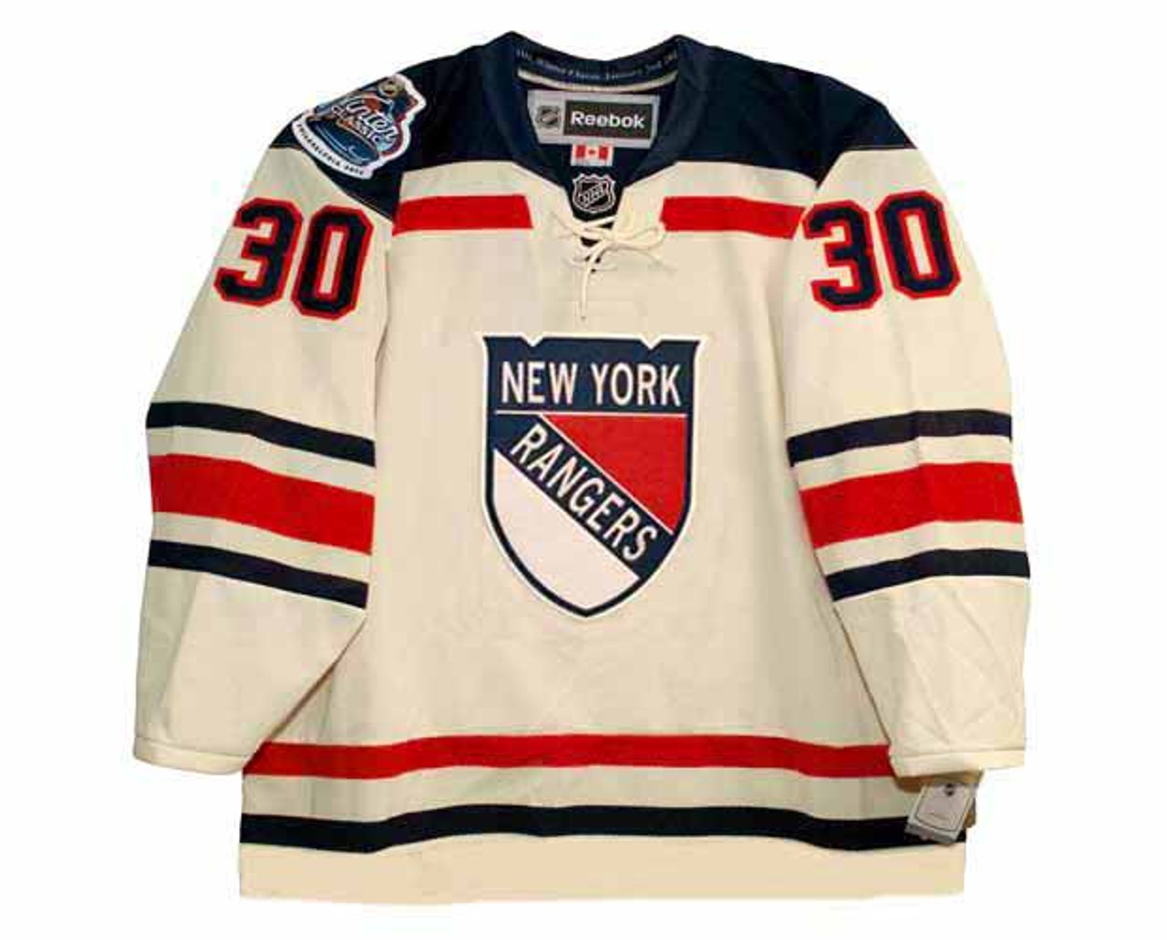 HENRIK LUNDQVIST New York Rangers 2006 CCM Throwback Home NHL