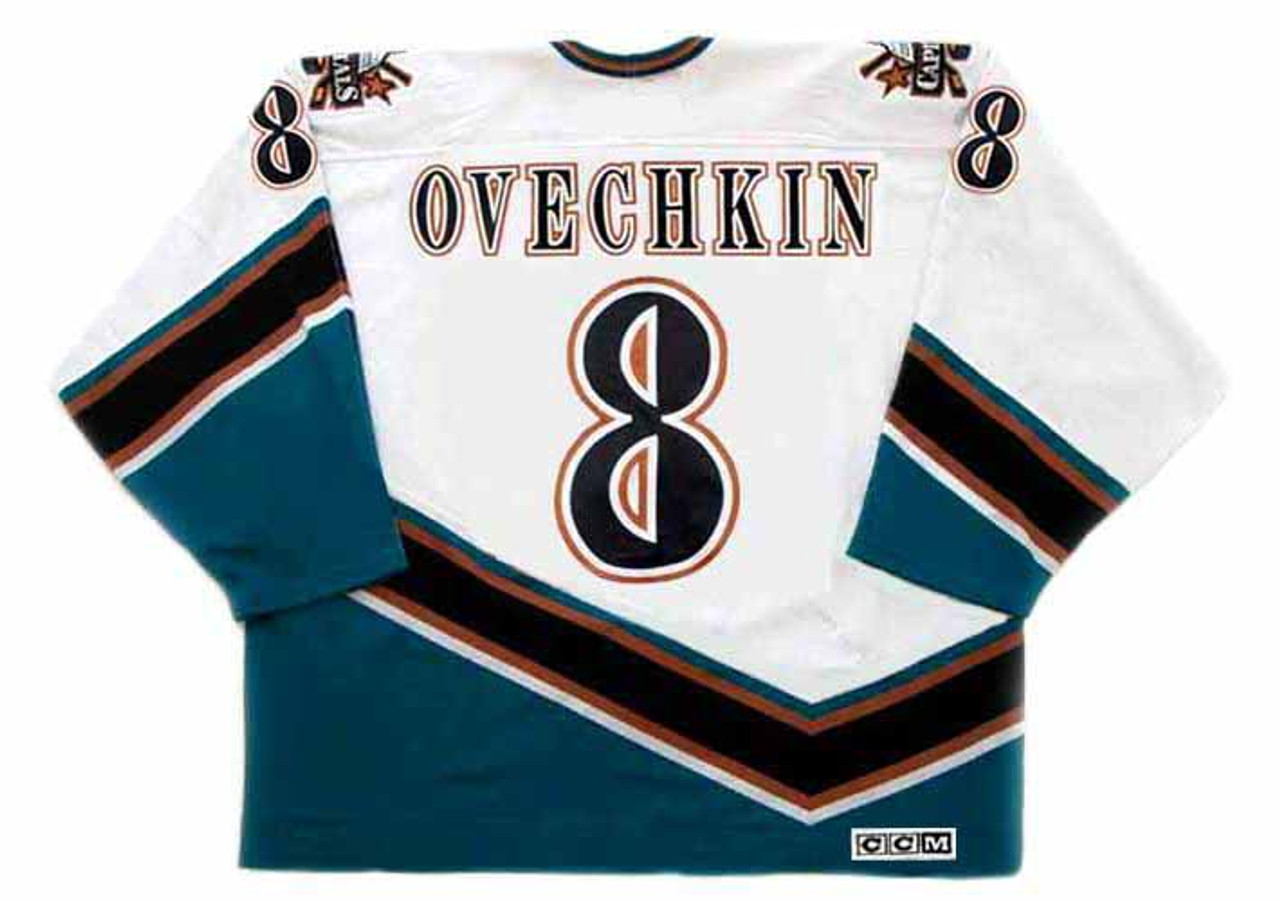 ALEX OVECHKIN No. 8 WASHINGTON CAPITALS (2XL) T-Shirt Jersey w/ Tags 