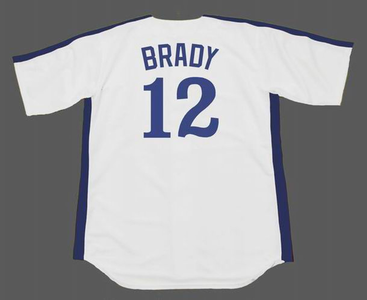 MAJESTIC  TOM BRADY Montreal Expos 1990's Cooperstown Baseball Jersey