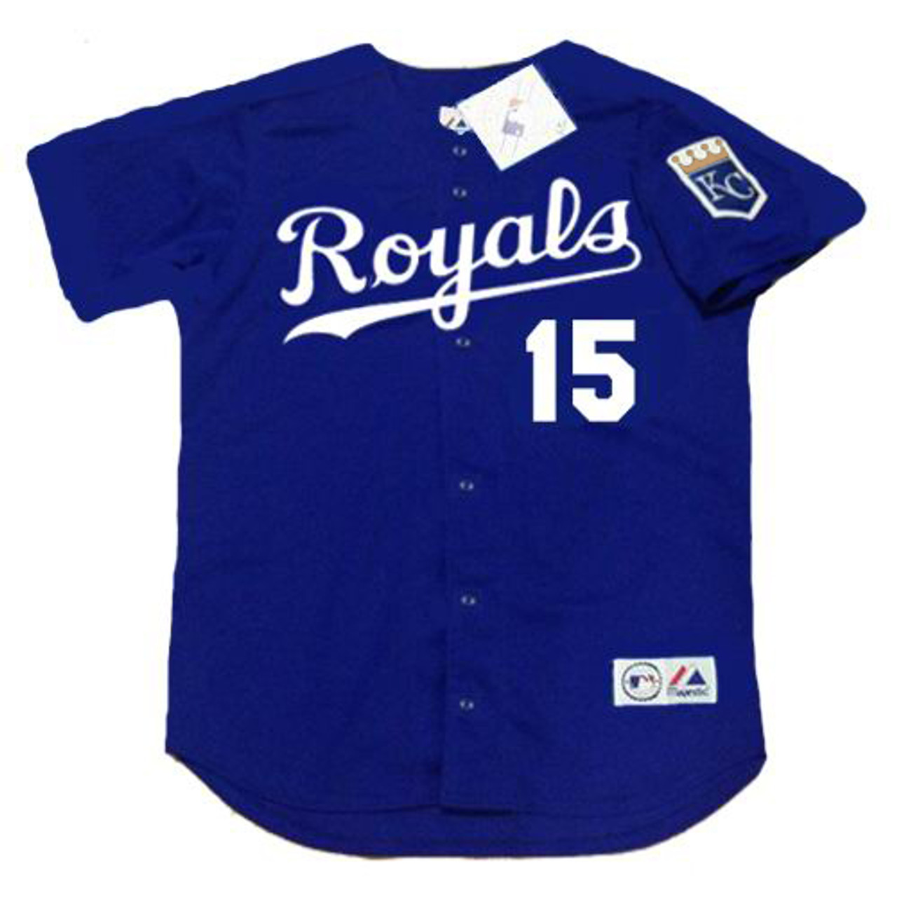 KC Kansas City Royals Blue Jersey MLB Baseball Size L