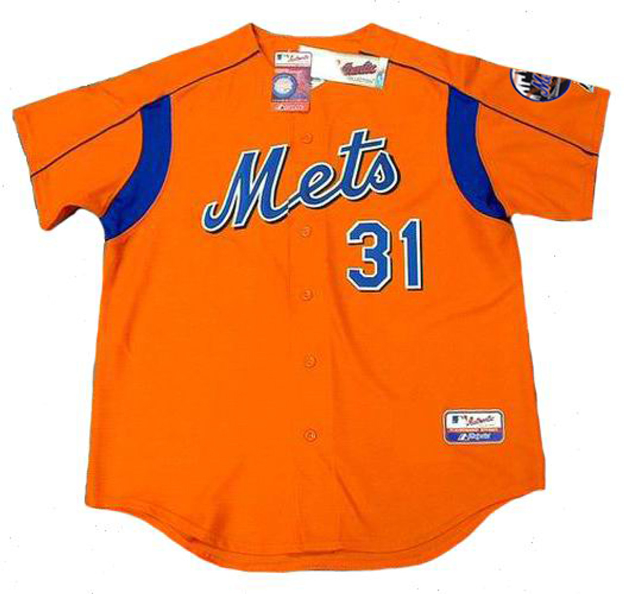 Authentic Mike Piazza New York Mets 2004 BP Jersey – Magic Sneaker