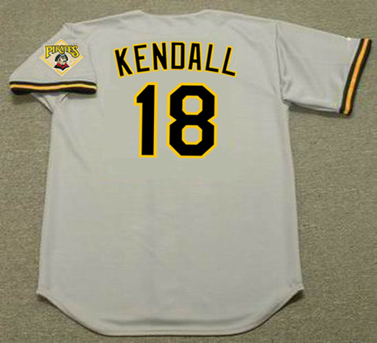 Jason Kendall 1996 Pittsburgh Pirates Men's Home Cooperstown Jersey w/ Patch