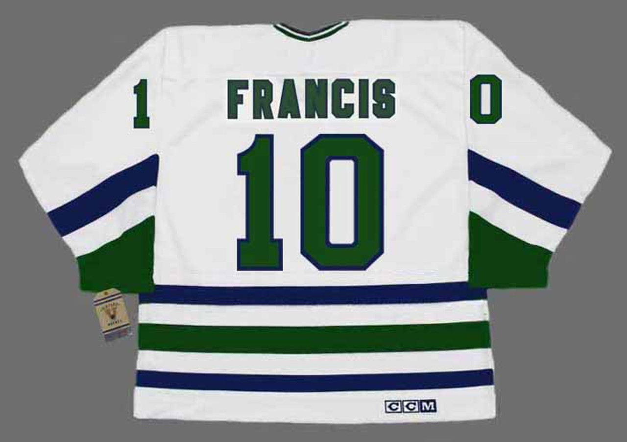 Hartford Whalers NHL CCM Ron Francis Sewn Name Number Jersey