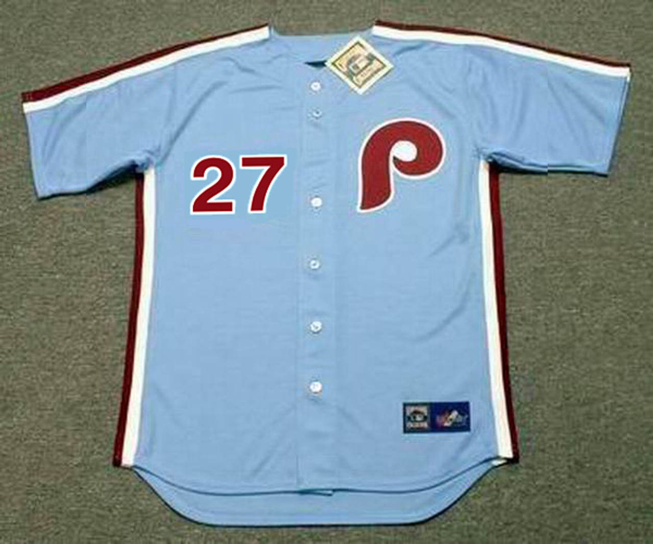 Aaron Nola Philadelphia Phillies 1980s Away Baseball Throwback 