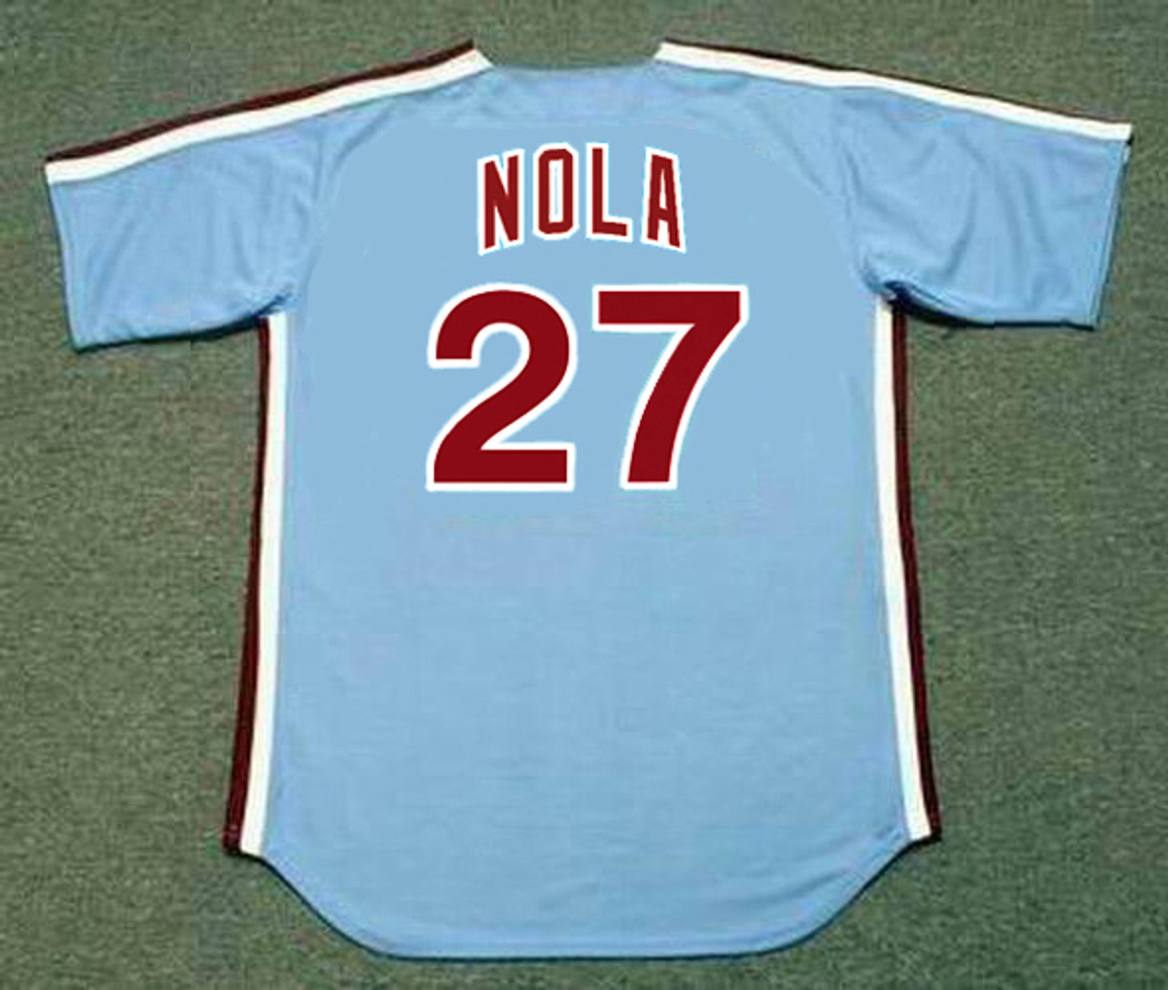 AARON NOLA  Philadelphia Phillies 1980's Majestic Throwback Baseball Jersey