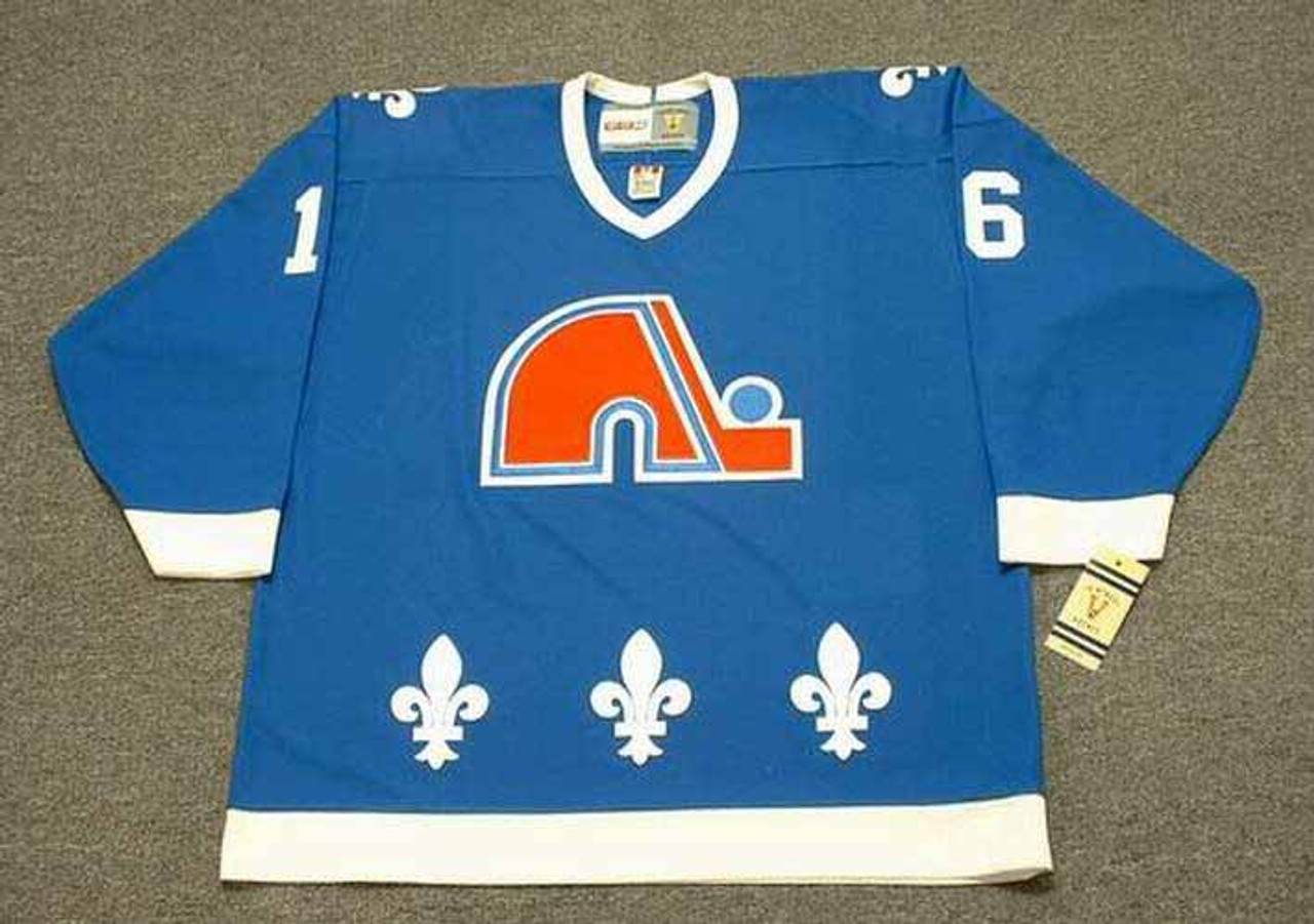 Friendly Confines Michel Goulet 2xSigned Quebec Nordiques Custom Style Jersey (JSA COA) HOF 98