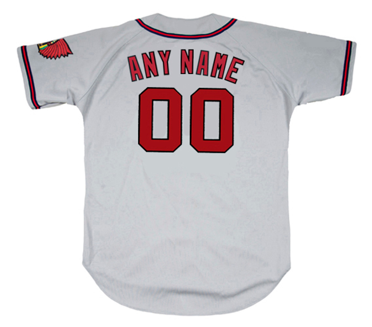 MILWAUKEE BRAVES 1950's Away Majestic Throwback Jersey Customized Any Name  & Number(s) - Custom Throwback Jerseys