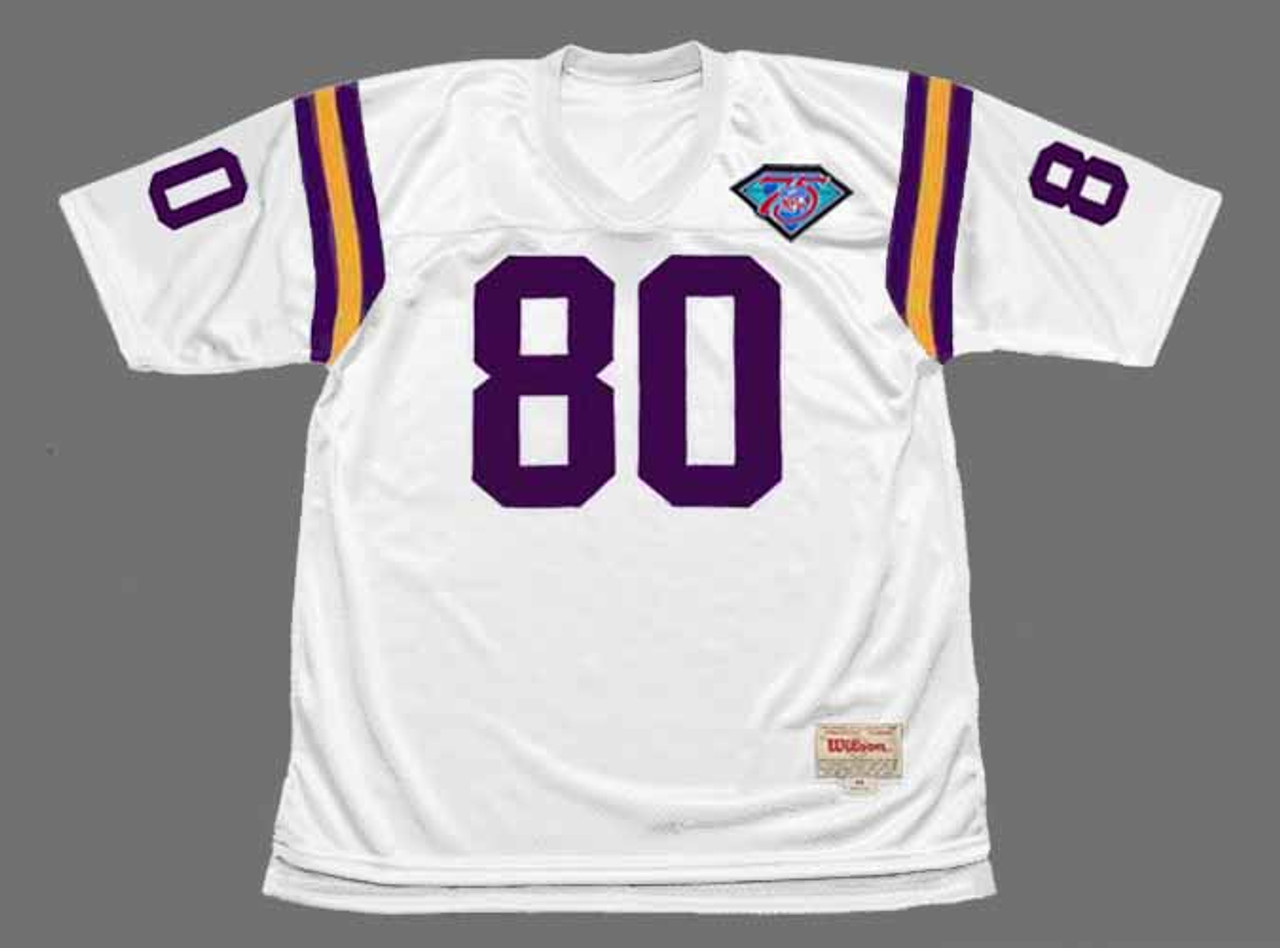 CRIS CARTER  Minnesota Vikings 1994 Wilson Throwback NFL Football Jersey