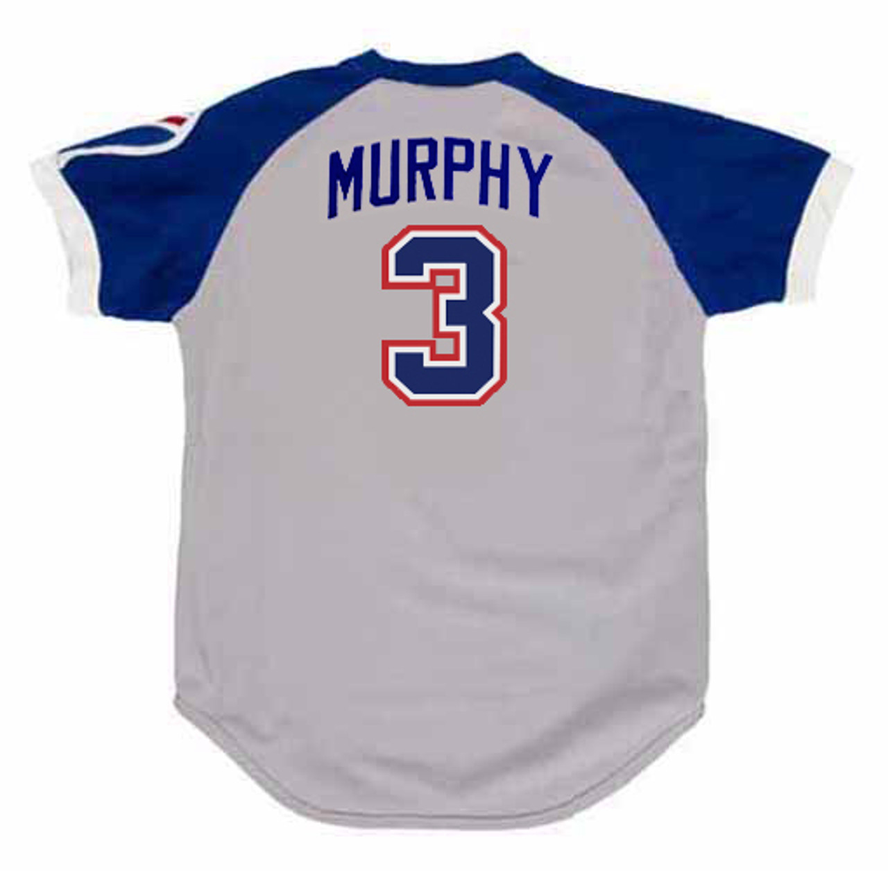 DALE MURPHY ATLANTA BRAVES THROWBACK COOPERSTOWN BLUE JERSEY NEW MAJESTIC  MENS