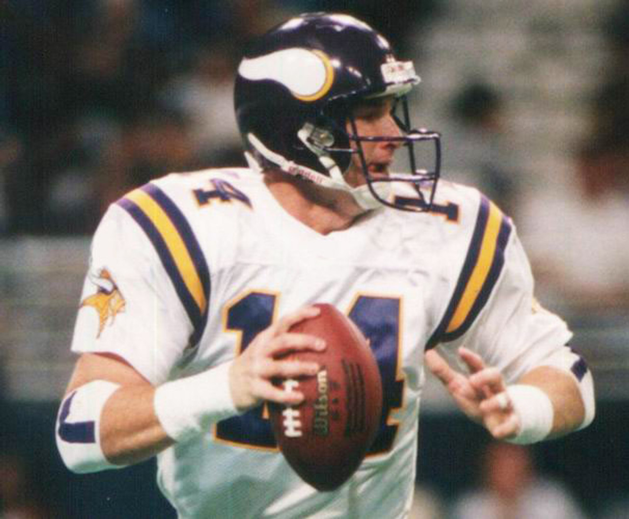 BRAD JOHNSON | Minnesota Vikings 1997 Away Wilson Throwback NFL