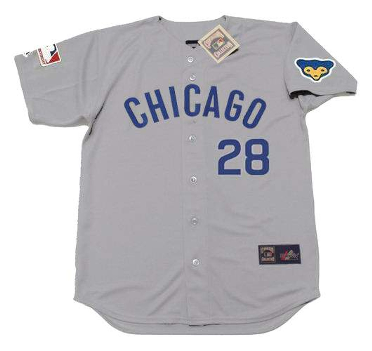 Chicago Cubs Personalized Road Grey Jersey By Majestic