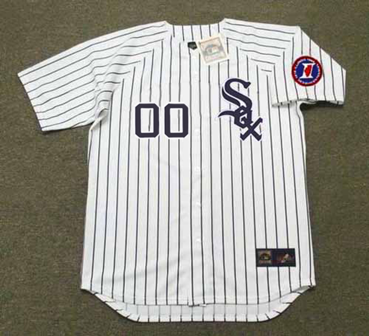 CARLTON FISK  Chicago White Sox 1985 Home Majestic Throwback Baseball  Jersey