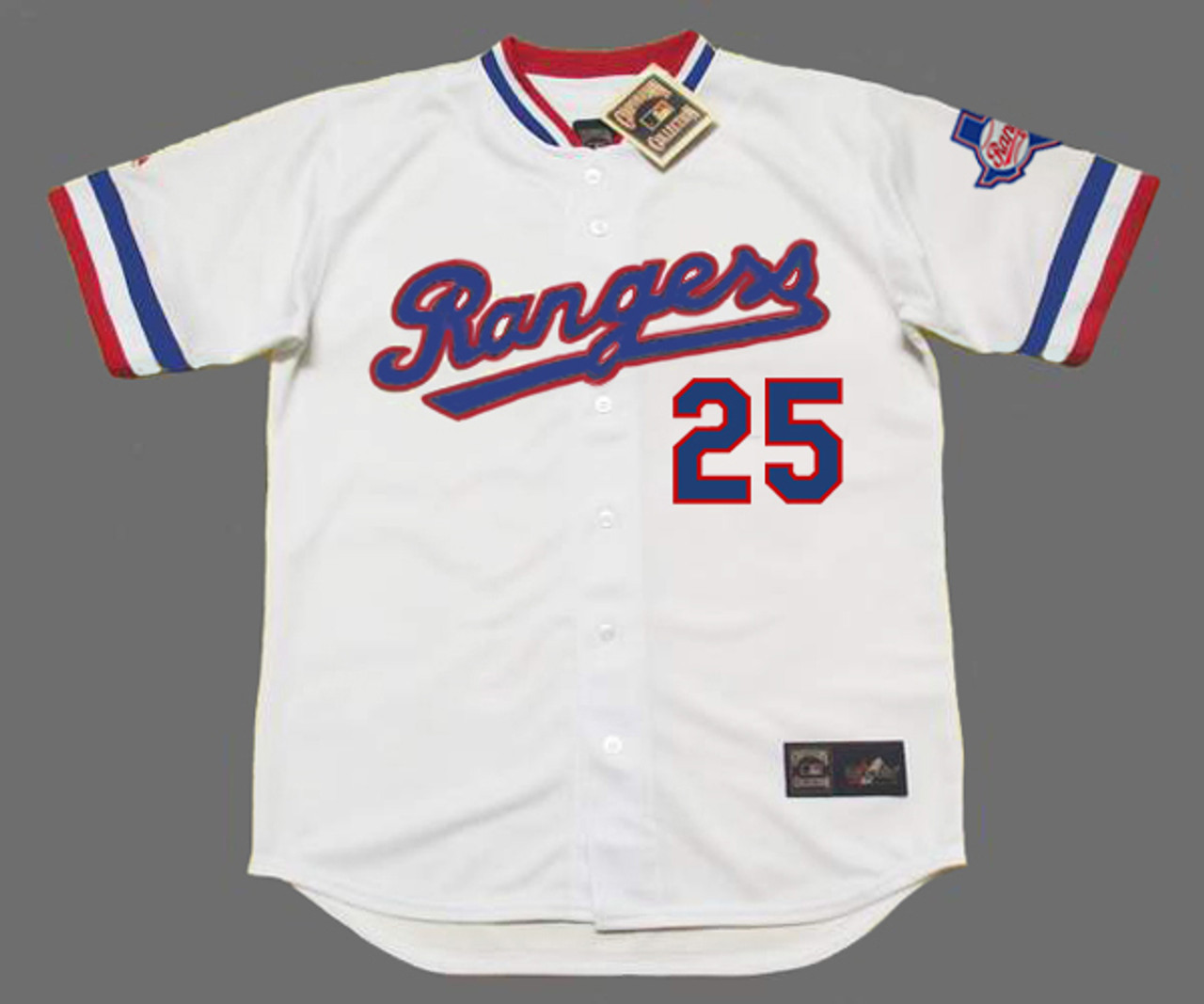 Rare Vintage 1984 Rawlings MLB Texas Rangers Pete O'Brien Baseball Jersey