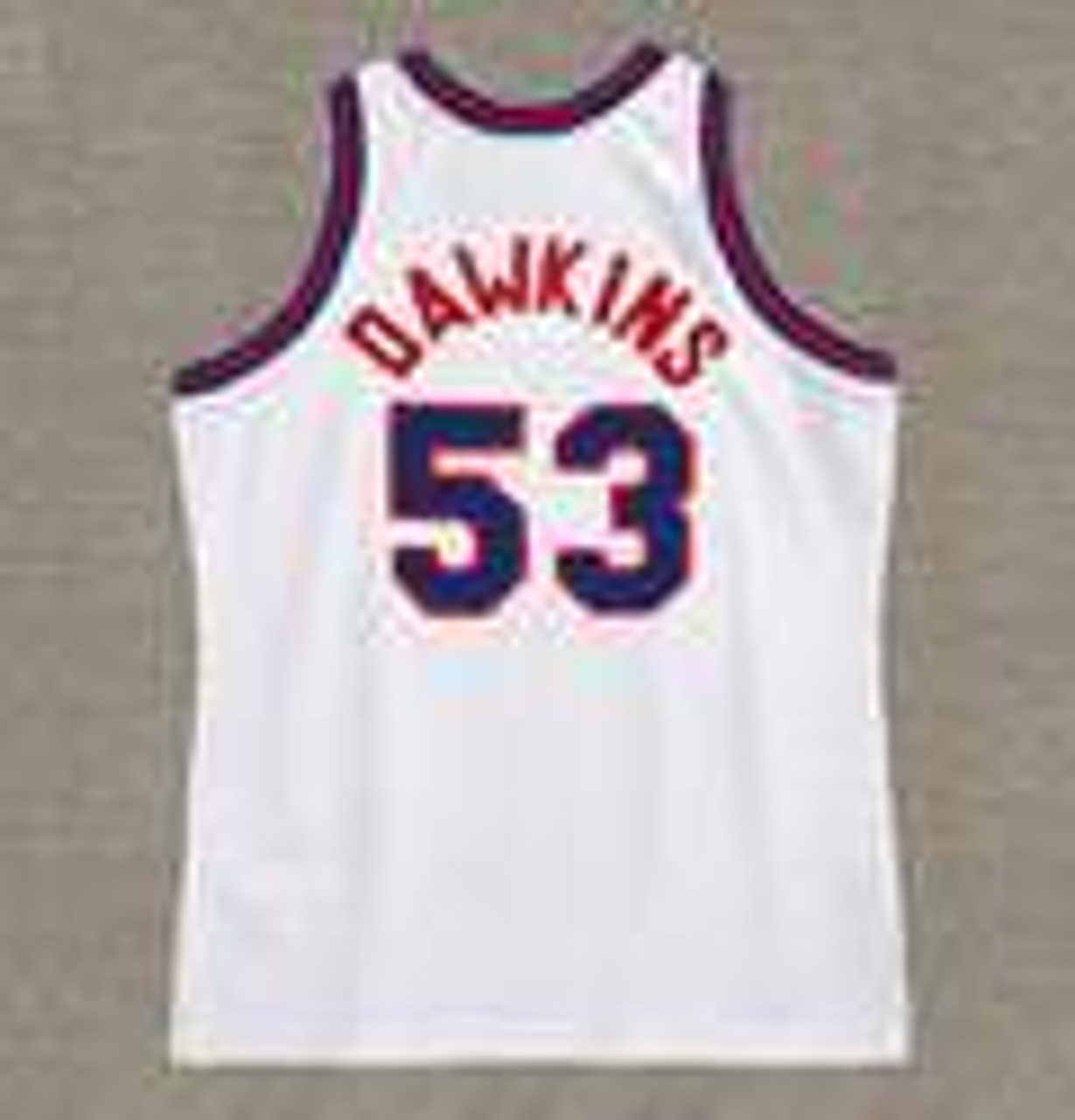 DARRYL DAWKINS  New Jersey Nets 1983 Throwback NBA Basketball Jersey