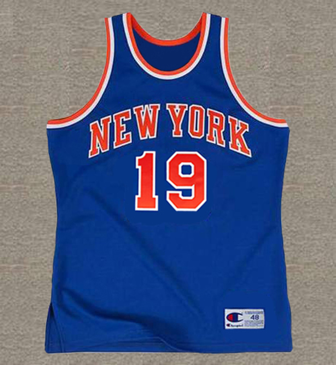 WILLIS REED  New York Knicks 1973 Away Throwback NBA Basketball