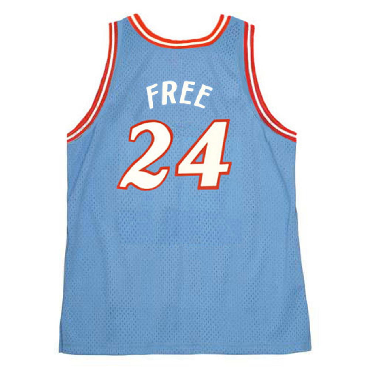 WORLD B. FREE  San Diego Clippers 1980 Throwback NBA Basketball Jersey