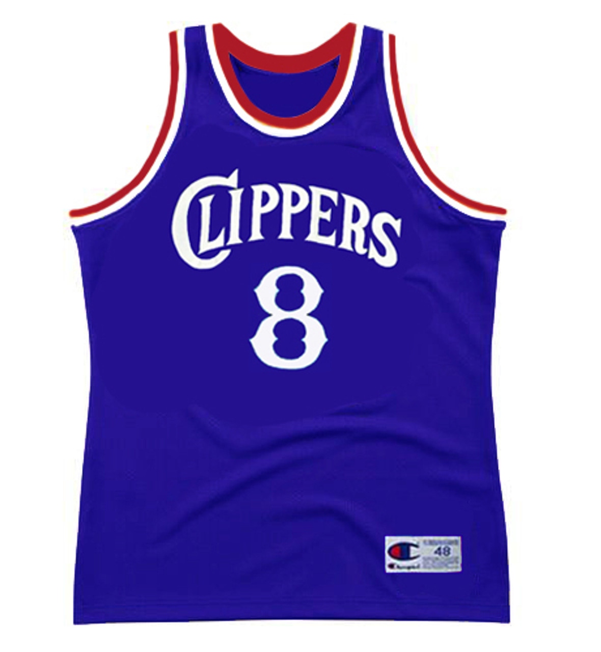 MARQUES JOHNSON  Los Angeles Clippers 1985 Throwback NBA Basketball Jersey