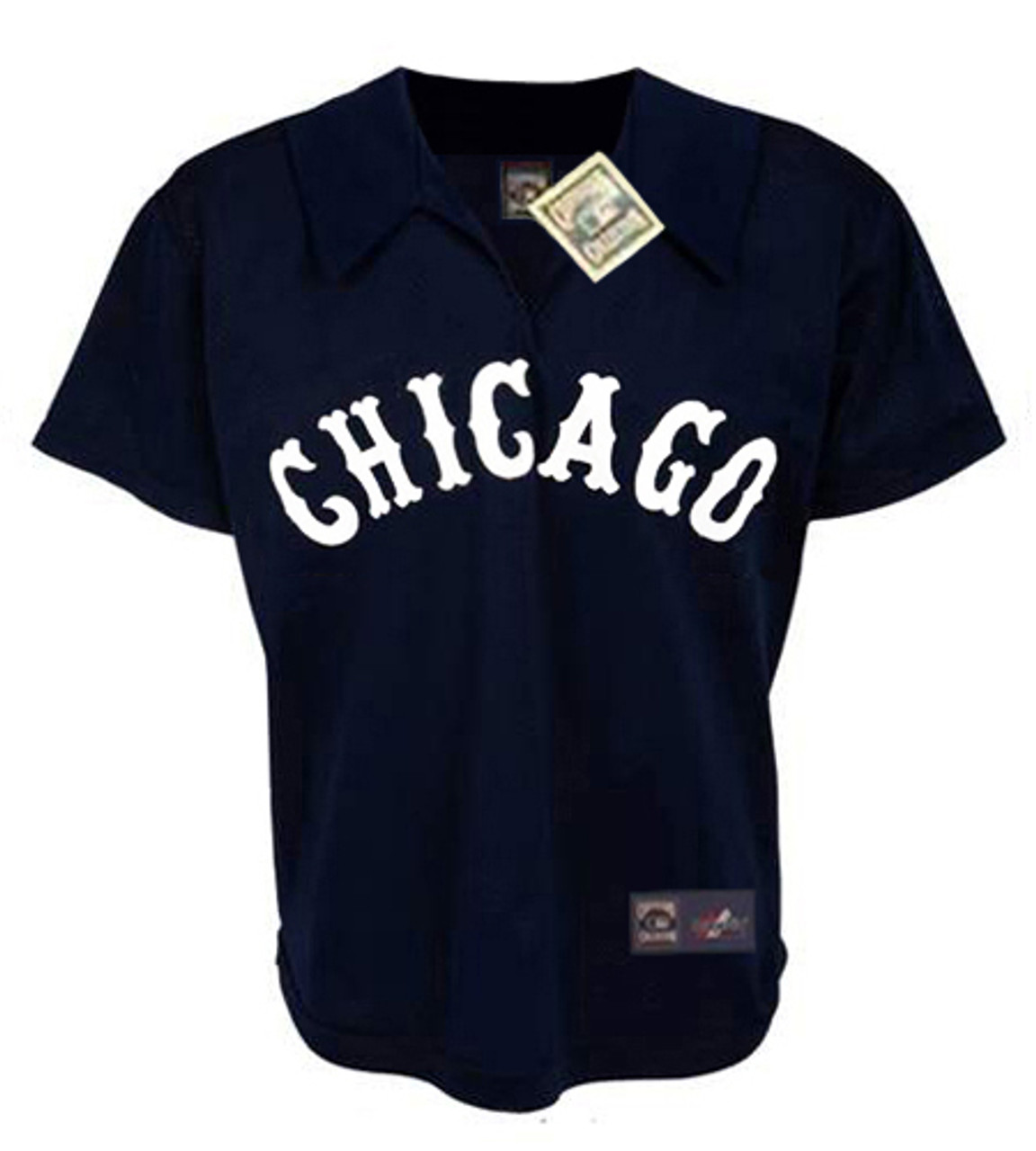 CARLTON FISK  Chicago White Sox 1981 Away Majestic Throwback Baseball  Jersey