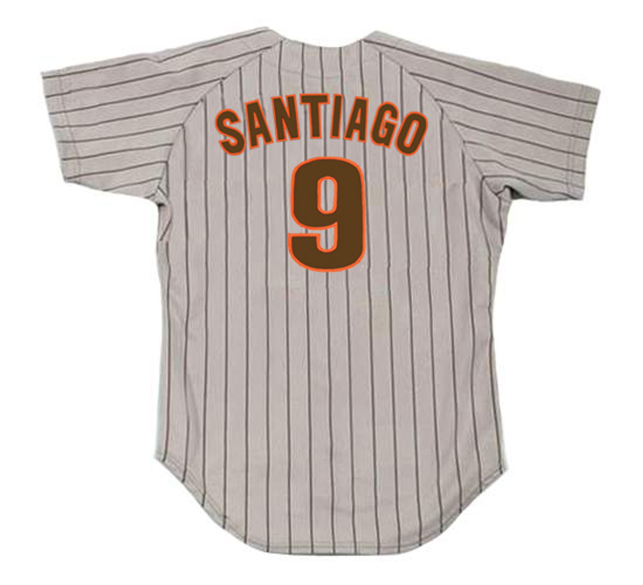 BENITO SANTIAGO  San Diego Padres 1991 Home Majestic Throwback Baseball  Jersey