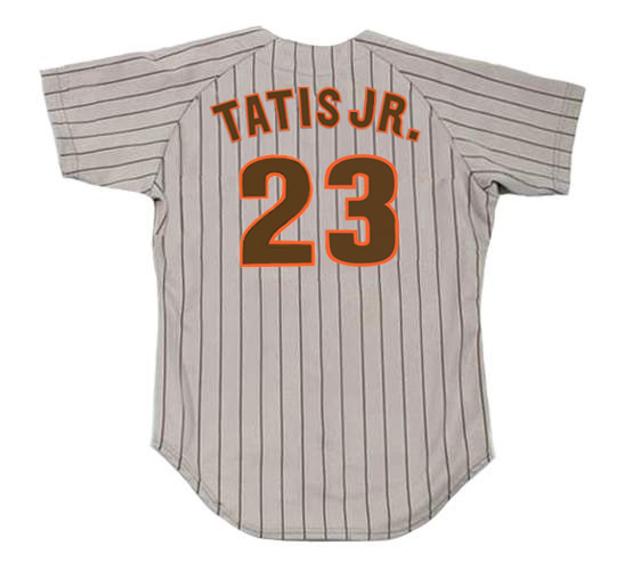 FERNANDO TATIS JR.  San Diego Padres 1980's Away Majestic Throwback  Baseball Jersey