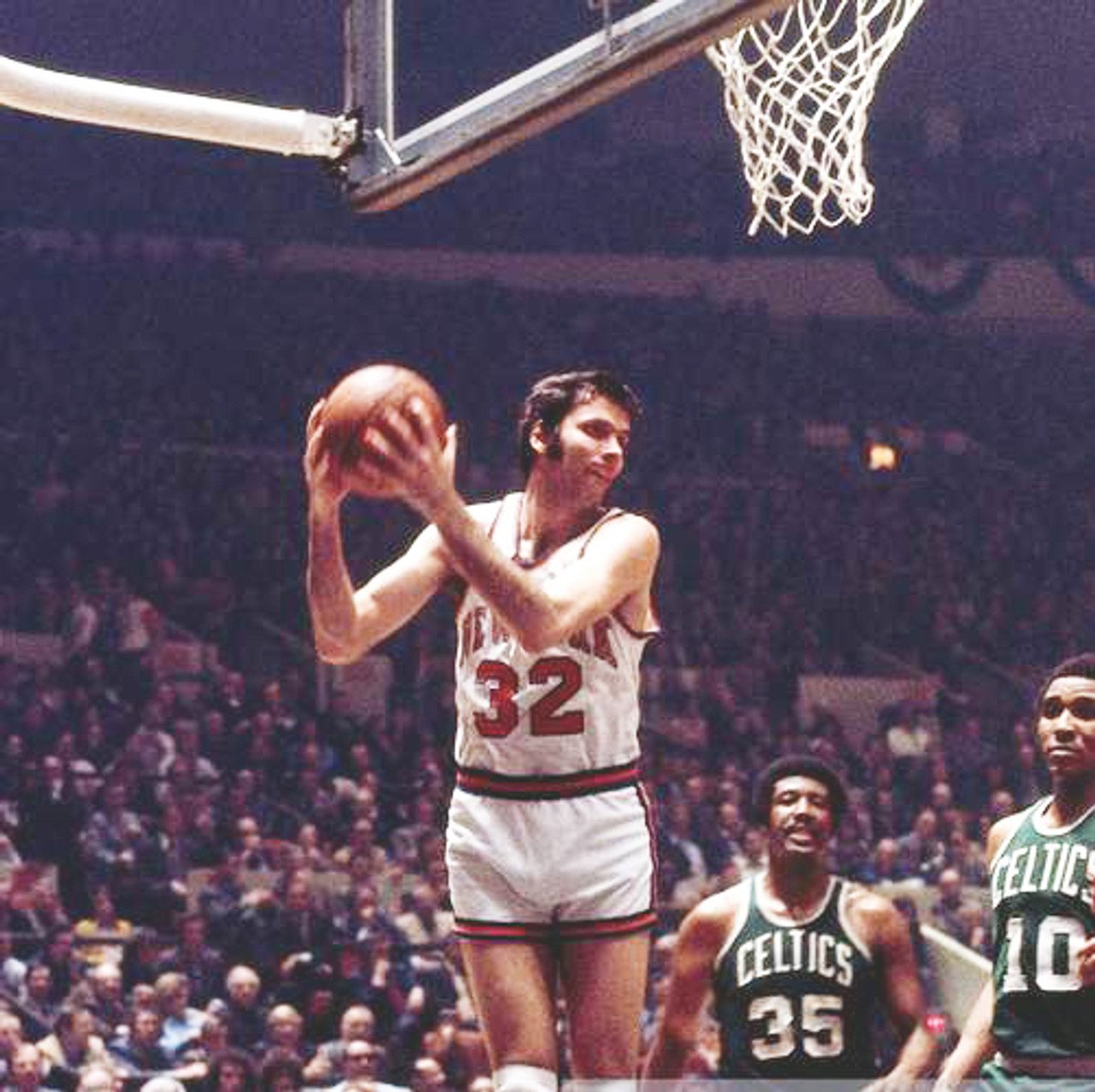 JERRY LUCAS New York Knicks 1973 Home Throwback NBA Basketball Jersey