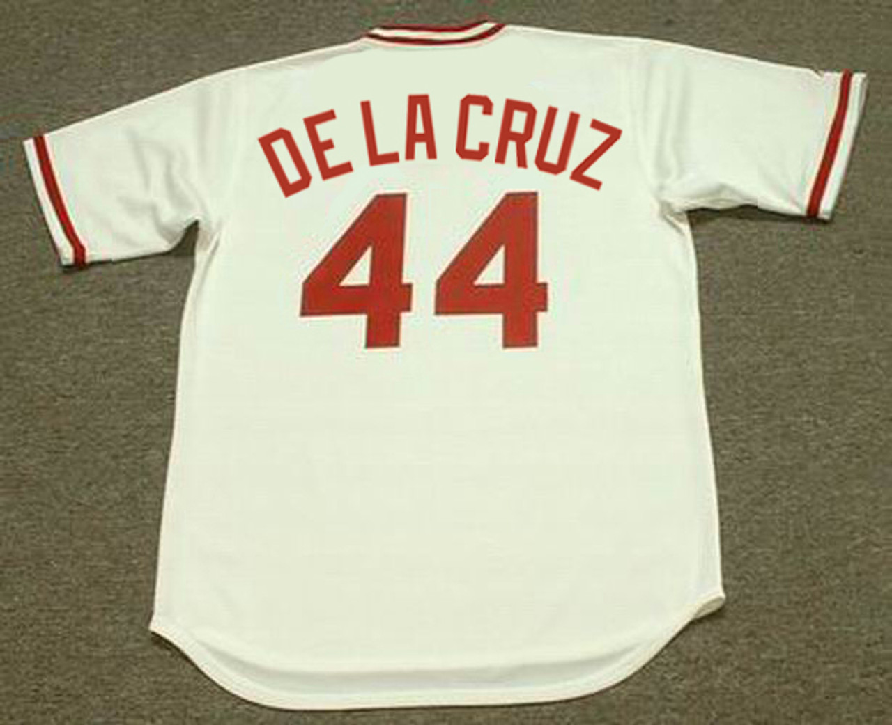 Dan Driessen Jersey - 1975 Cincinnati Reds Cooperstown Throwback